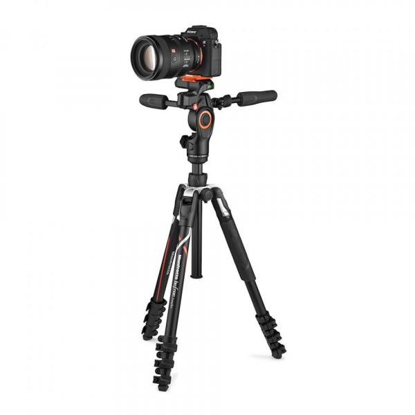 Manfrotto Befree Live 3Way Alfa Kit Trepied foto video fluid [11]
