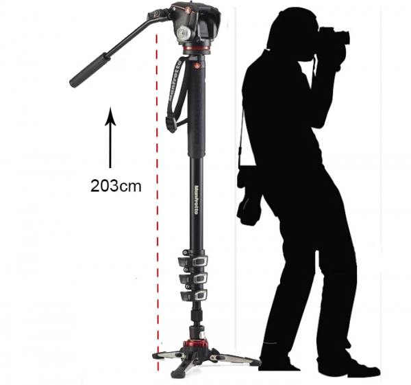 Manfrotto Monopied video fluid dedicat Mirrorless [2]
