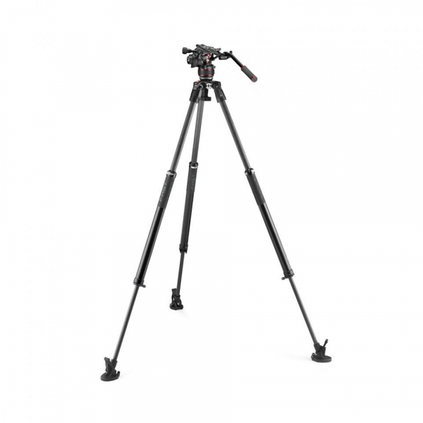 Manfrotto Nitrotech 612/ 635 Trepied video Fast Single Carbon [5]