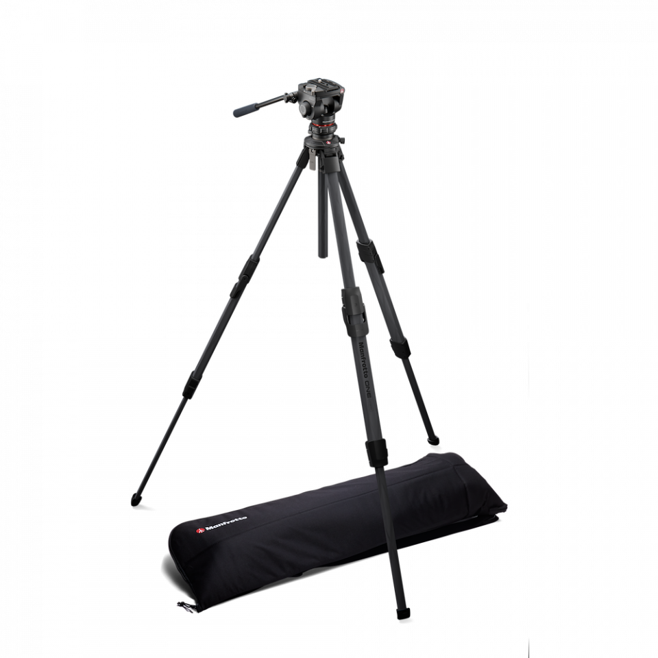 Manfrotto ONE cu cap MVH500XAH kit trepied hibrid carbon [1]