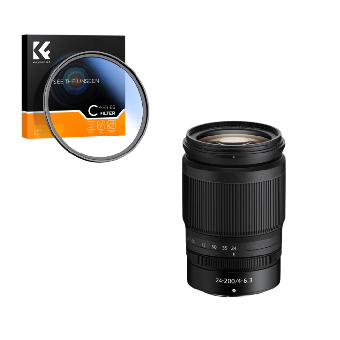 Nikon Z 24-200mm f4-6.3 VR Obiectiv Foto Mirrorless cu filtru UV [1]