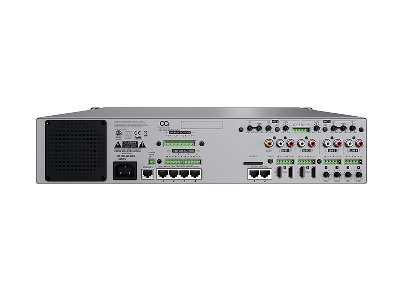 Optimal Audio Zone 4P controller audio cu 4 zone, amplificare integrata si DSP [3]