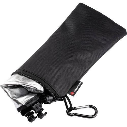 Panza difuzie Manfrotto HaloCompact Plus (argintiu/alb, 38") [2]