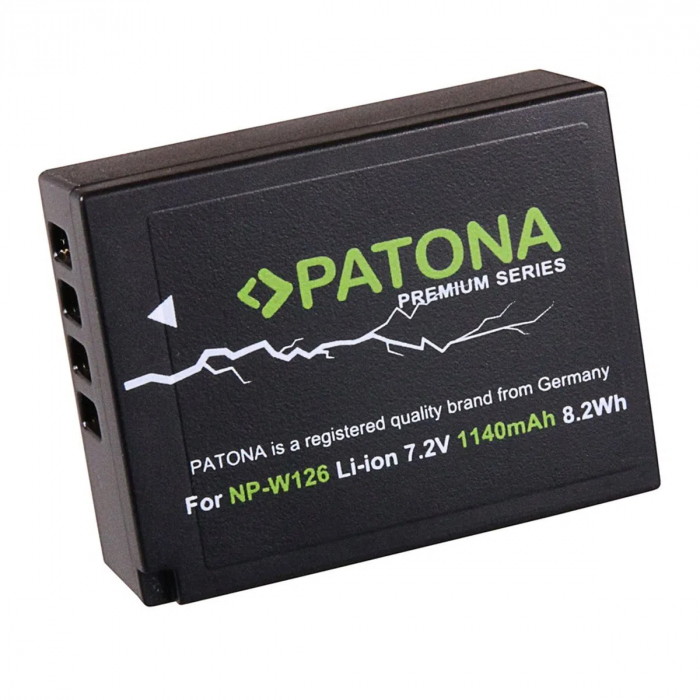 Patona Premium Acumulator Replace Li-Ion pentru Fuji NP-W126 1140mAh 7.2V [2]
