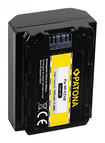 Patona Acumulator Replace Li-Ion pentru Sony NP-FZ100 1600mAh 7.2V [4]
