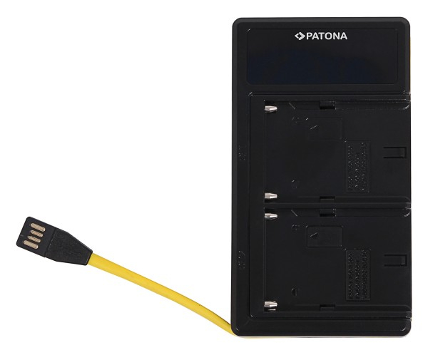 Patona Incarcator Dual Led USB NP-FM50 NP-F550 NP-F750 NP-F970 [4]