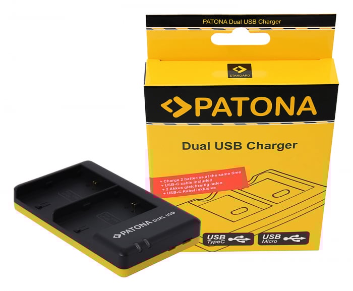 Patona Incarcator dual rapid pentru Canon LP-E6 [3]
