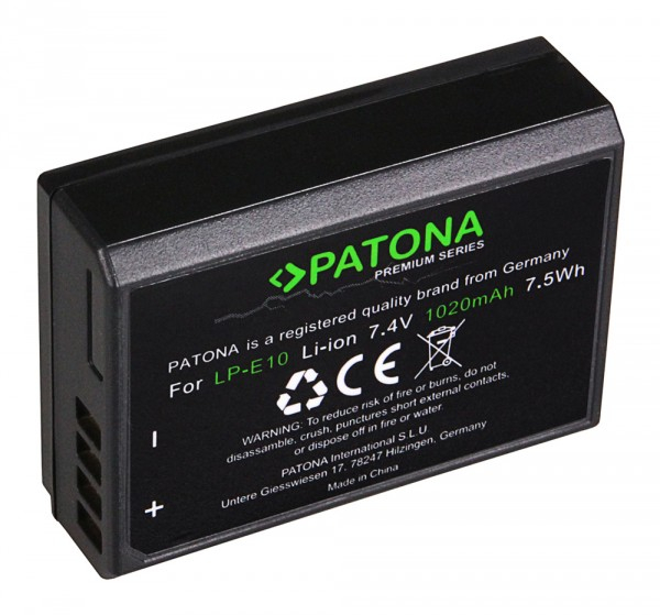 Patona LP-E10 Premium Acumulator replace Canon EOS [2]