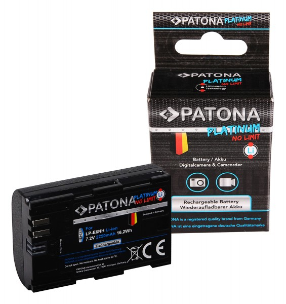 Patona Platinum LP-E6NH acumulator pentru Canon R Patona imagine 2022 3foto.ro