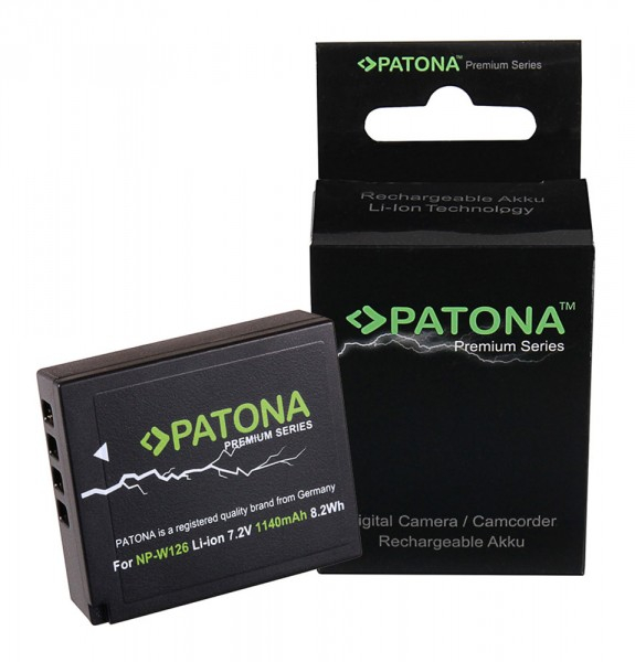 Patona Premium NP-W126 Acumulator pentru Fuji accesorii