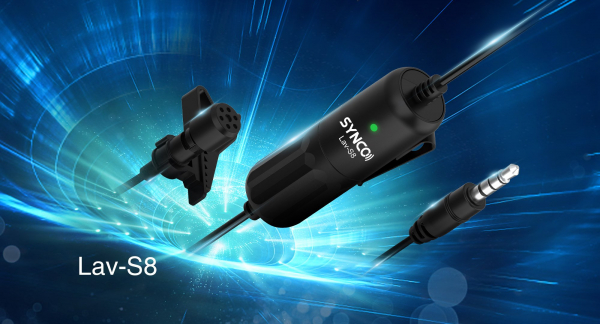 Synco S8 lavaliera cu fir 8m pentru camere, smartphoone, tablete sau recordere [8]