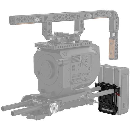 Placa baterie SmallRig V-Lock cu adaptor tija LWS de 15 mm [7]