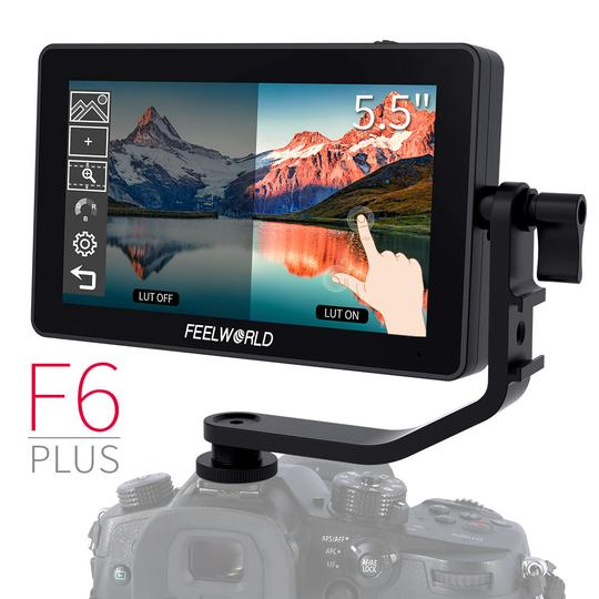 Feelworld F6 Plus monitor video 5.5 inch TouchScreen 3D LUT 4K HDMI 5.5 imagine 2022 3foto.ro