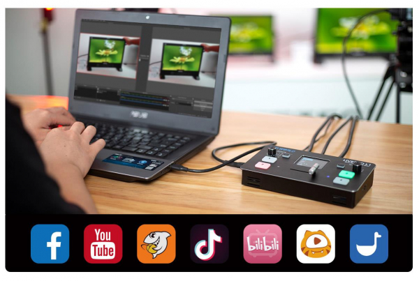 RGBlink Mini Mixer video cu vizualizare multi-view [8]
