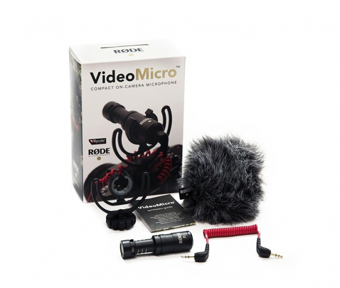 Rode Microfon VideoMicro vlogging video extern cardioid micro shotgun ultracompact [3]