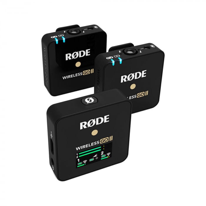 Rode Wireless GO II Sistem Microfon Wireless Dual Digital Kit cu 2 Transmitatoare [1]