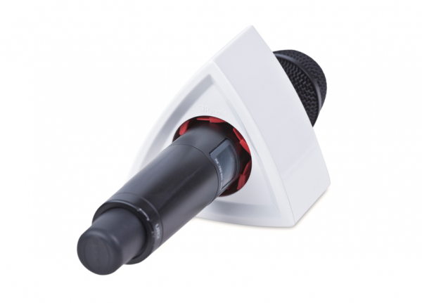 Rycote suport triunghilar logo brand reporter microfon alb [3]