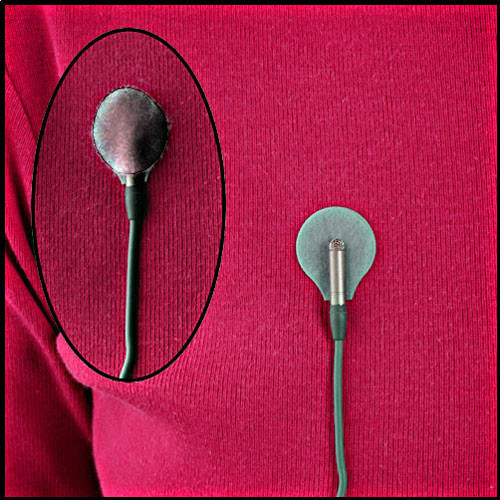 Rycote sticker lipici microfon lavaliera gri [6]