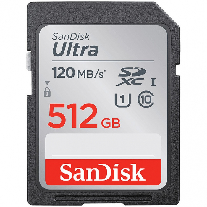 SanDisk card de memorie Ultra, 512GB, SDXC Memory Card 120MB/s [1]