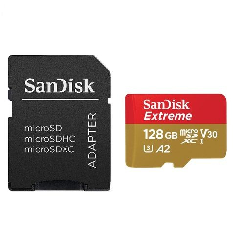 Sandisk Card memorie Micro SDXC Extreme 128GB cu adaptor 128GB imagine 2022 3foto.ro