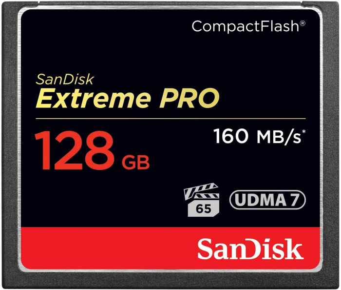 SanDisk Extreme PRO 128GB CF Card UDMA 7 160MB s