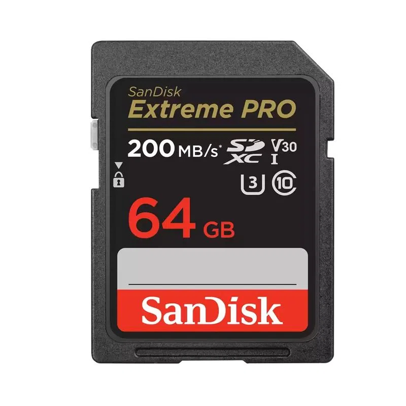 Dependent Birthplace Or later SanDisk Extreme PRO Card de Memorie SD 64GB SDXC UHS-I Class 10 U3 V30 + 2  Ani RescuePRO Deluxe
