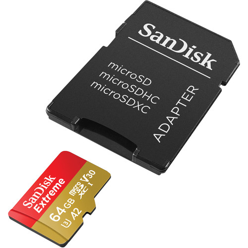 Sandisk Card memorie microSD 64GB de 160MB/s V30 microSDXC UHS-I [3]