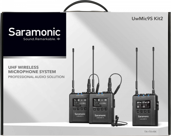 Saramonic UWMic9S Kit2 Sistem de microfon Omni wireless pentru 2 persoane [8]