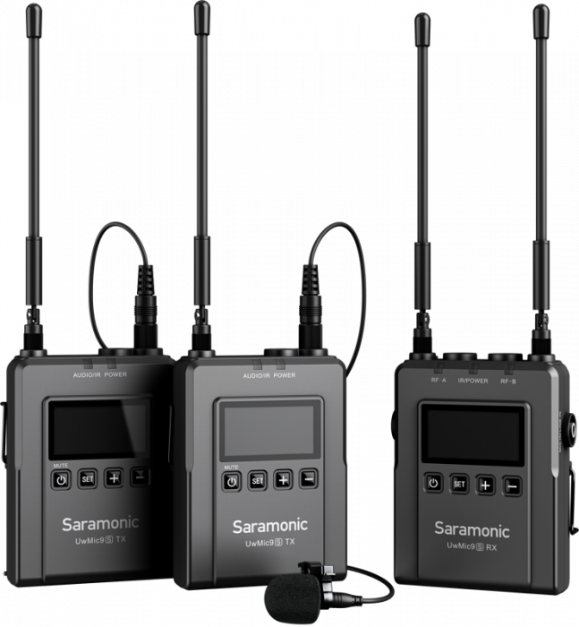 Saramonic UWMic9S Kit2 Sistem de microfon Omni wireless pentru 2 persoane [1]