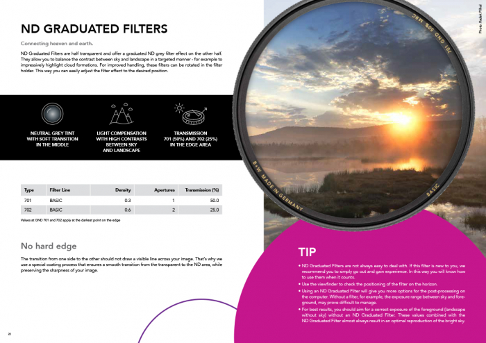Schneider B+W Filtru foto ND Gradual 701 50% MRC 82mm resigilat [5]