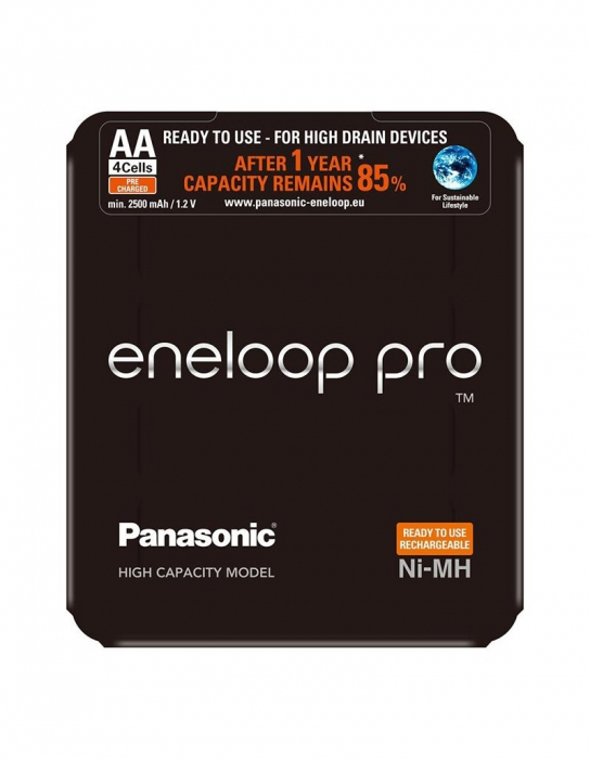 Set 4 Acumulatori AA Eneloop Pro 2500MAh 1,2V Ni-MH [2]