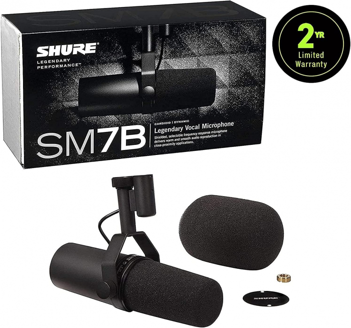 SHURE SM7B Microfon de broadcast si podcast [3]