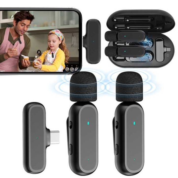 Sistem de microfon wireless dual ultracompact pentru iOS (lightning) [3]