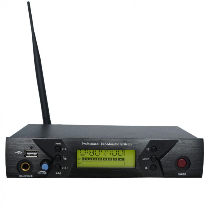 Sistem profesional de monitorizare audio wireless in-ear cu 4 canale [5]