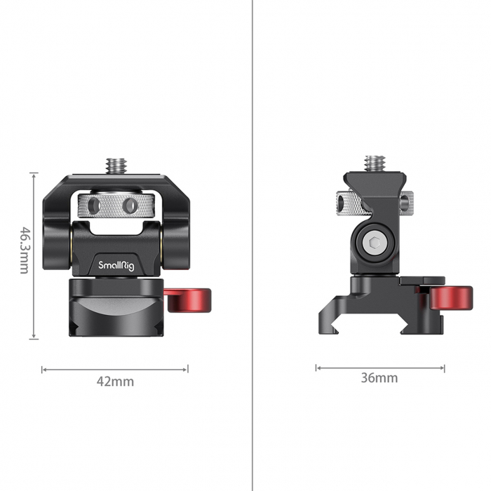 SmallRig 2906 Suport Monitor cu Sistem de Montare cu Clema NATO [2]