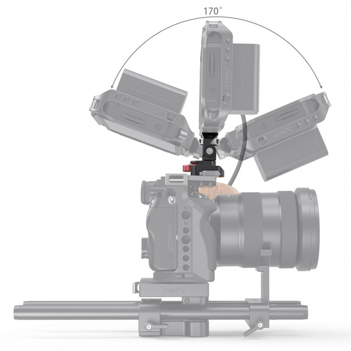 SmallRig 2906 Suport Monitor cu Sistem de Montare cu Clema NATO [6]
