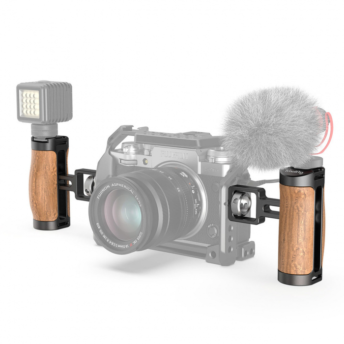 Smallrig 2914 Wooden Mini Side Handle cu Arri Style Mount [6]