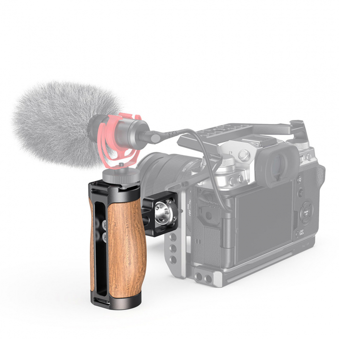 Smallrig 2914 Wooden Mini Side Handle cu Arri Style Mount [5]