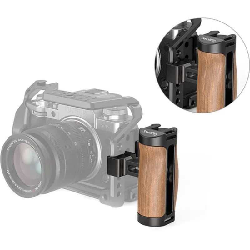 SmallRig 2978 Maner din Lemn cu Sina NATO Quick Release [3]