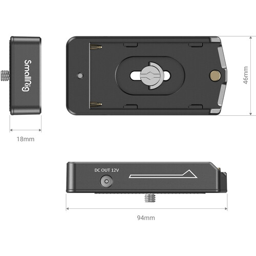 SmallRig 3095 Adaptor pentru baterie L/NP cu dummy Sony NP-FZ100 [6]