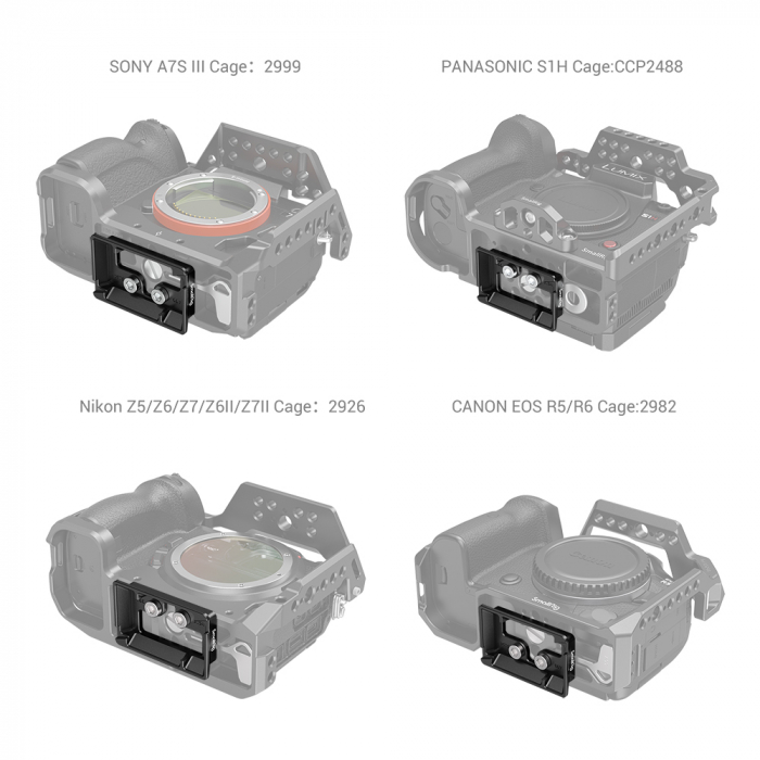 Smallrig 3154 Placa de eliberare rapida Arca-swiss pentru DJI RS 2 / RSC 2 / RS 3 / RS 3 Pro [2]