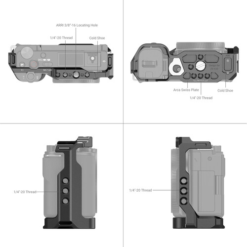 SmallRig 3531 Cage pentru Sony ZV-E10 [4]