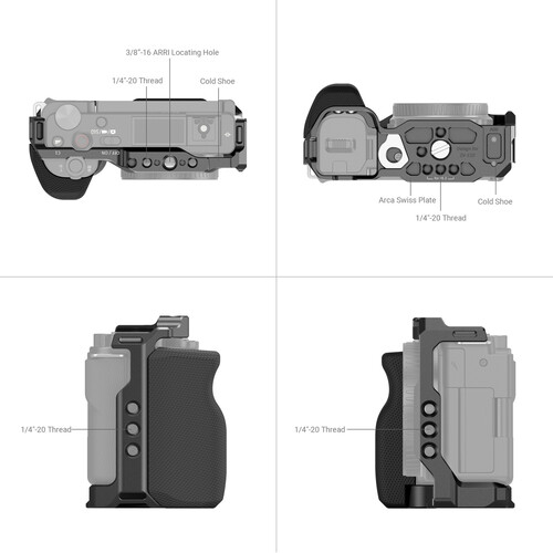 Smallrig 3538B cage cu maner pe partea dreapta pentru Sony ZV-E10 [4]