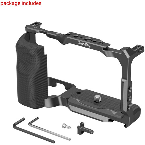Smallrig 3538B cage cu maner pe partea dreapta pentru Sony ZV-E10 [3]