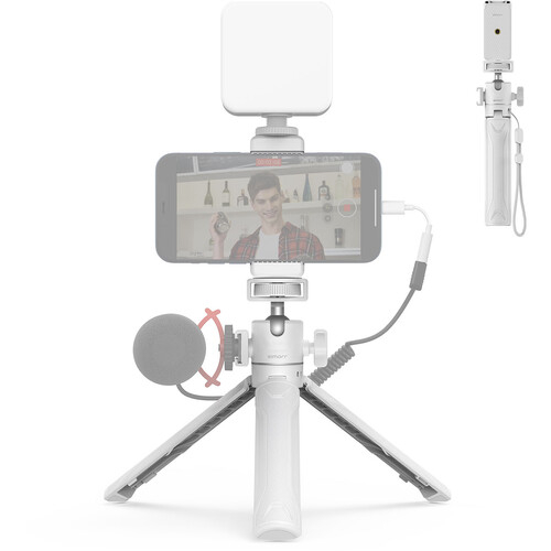 Smallrig 3828 Minitrepied/Selfiestick cu suport de smartphone [5]