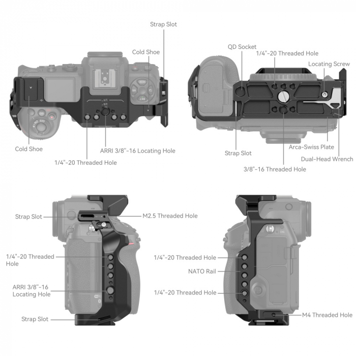 Smallrig 3940 Cage pentru Nikon Z8 [3]