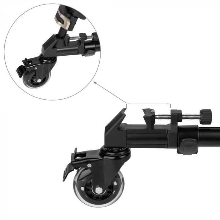 SmallRig 3986 Dolly universal ajustabil cu husa [3]
