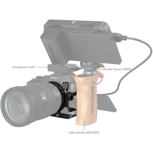 SmallRig 4148 Kit placa de montare rotativa orizontal-verticala pentru Sony A7R IV, A7R V, A7 IV si A7S III [8]