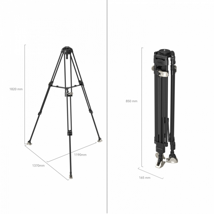 SmallRig 4167 FreeBlazer Trepied video heavy-duty carbon [2]