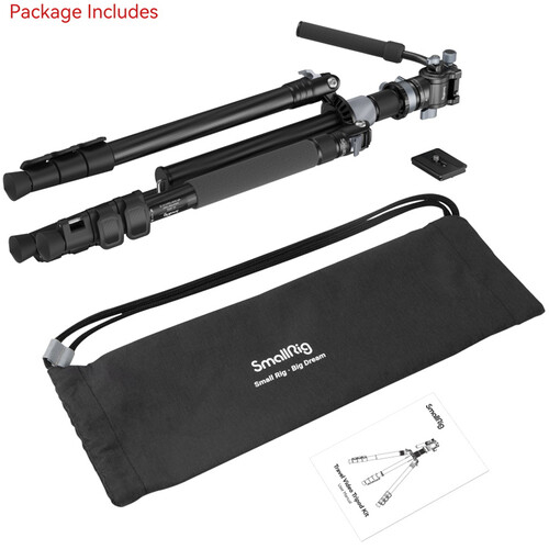 SmallRig 4221 Trepied Video din carbon 2-in1 (se transforma in monopied) [4]